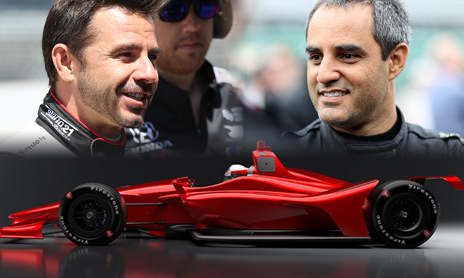 Oriol Servia and Juan Pablo Montoya