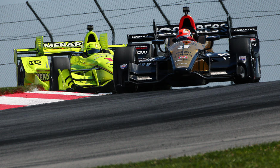 James Hinchcliffe and Simon Pagenaud