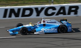 Thumbnail for Sato makes final daring run to win Pocono Raceway pole