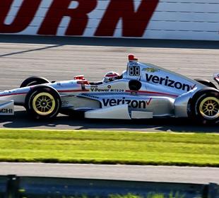 Power comes from lap down to repeat win at Pocono
