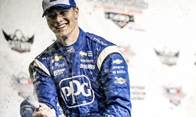 Thumbnail for Bold Newgarden forces way to Gateway victory