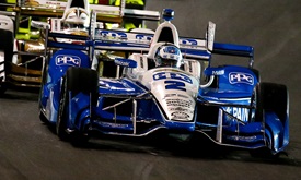 Thumbnail for Newgarden's bold pass carries him to Gateway victory
