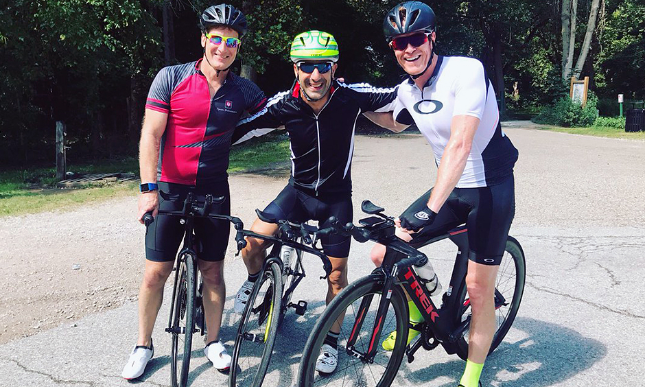 Jim Leo, Tony Kanaan, and Scott Dixon