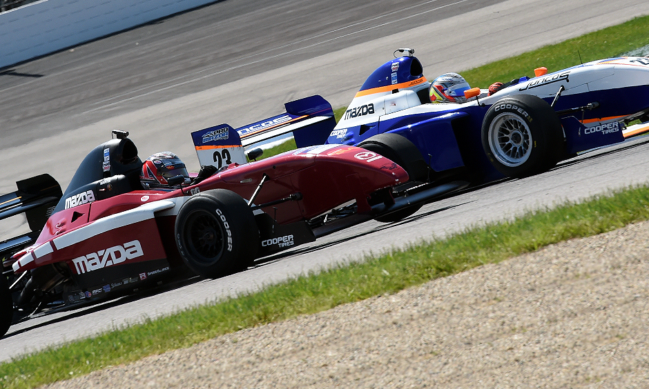 Two points separate Pro Mazda leaders headed to doubleheader finale