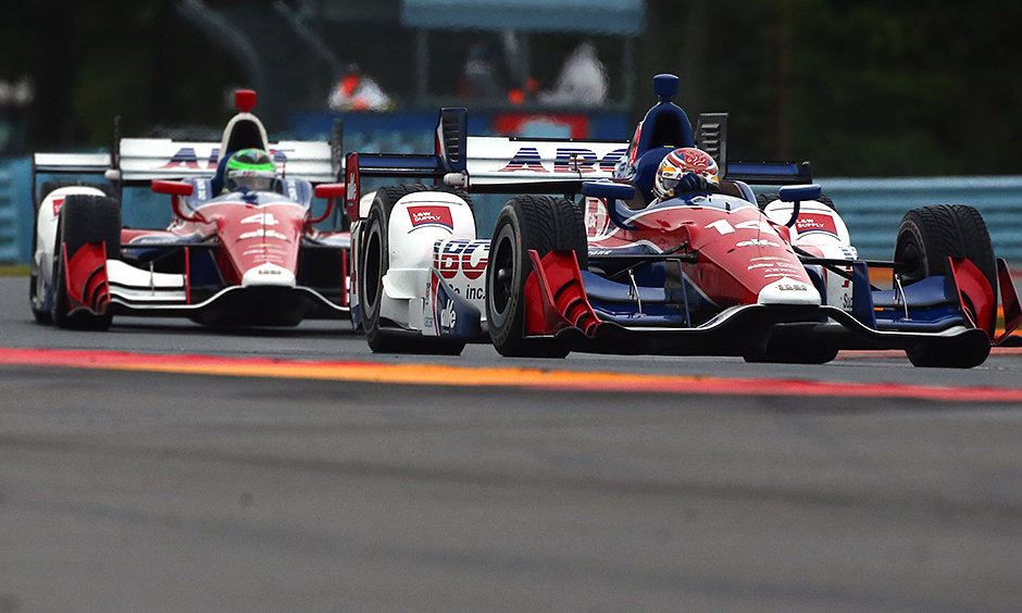 Carlos Munoz and Conor Daly