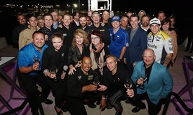 Thumbnail for Drivers kick off championship weekend with bubbly event