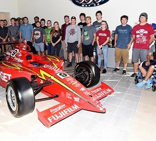 Engineering students get taste of racing with Ganassi shop tour