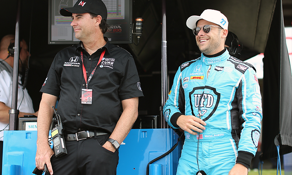 Bryan Herta and Marco Andretti