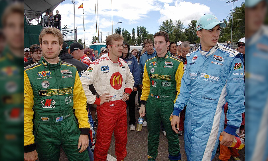 Will Power, Sebastien Bourdais, Simon Pagenaud, and Graham Rahal