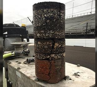 Core samples put Indy's majestic track history on visual display