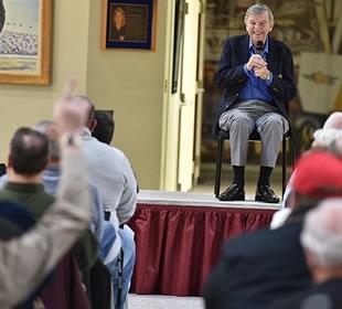 Fans delighted to hear IMS historian Davidson's tales