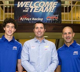 AJ Foyt Racing names Leist to drive No. 4 ABC Supply Chevrolet