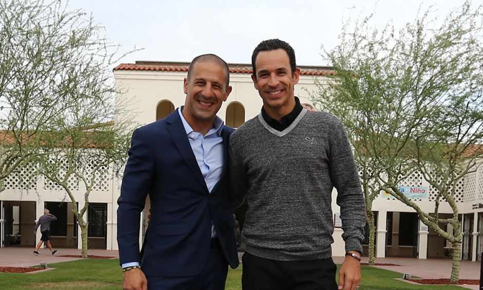 Tony Kanaan and Helio Castroneves