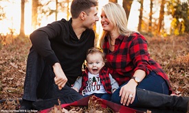 Thumbnail for Power's young son becomes social media darling in family Christmas photo