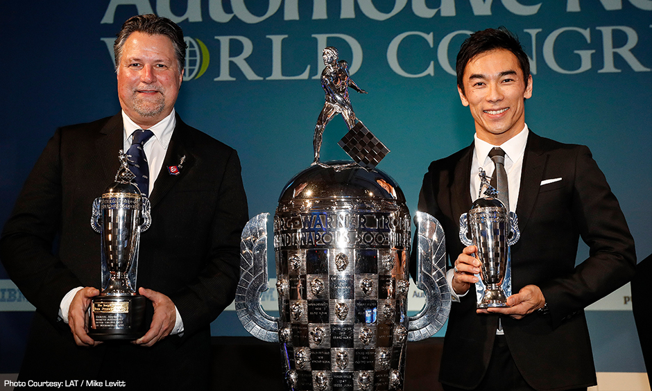 Michael Andretti and Takuma Sato