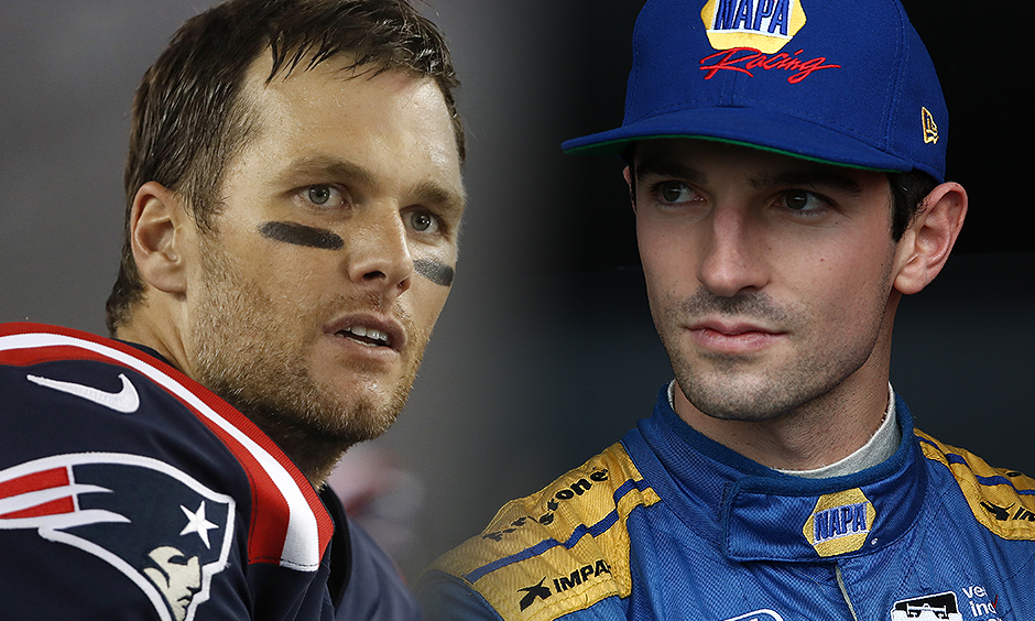 Alexander Rossi and Tom Brady