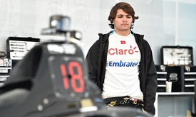 Thumbnail for Grandson of Emerson Fittipaldi testing Indy car for Dale Coyne Racing