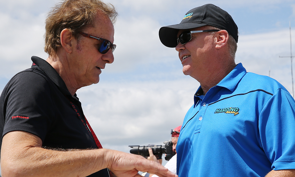 Al Unser Jr. and Arie Luyendyk