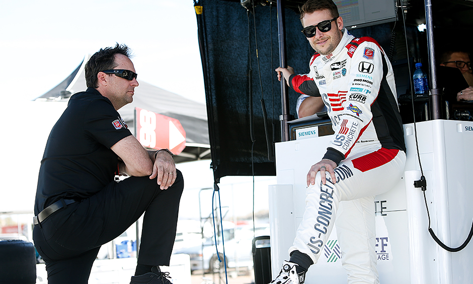 Bryan Herta and Marco Andretti