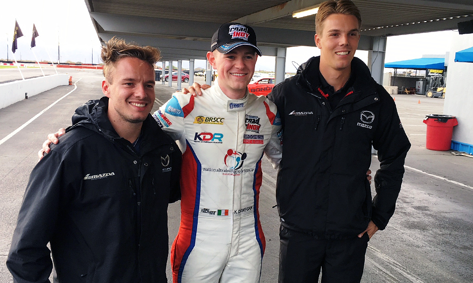 Victor Franzoni, Keith Donegan, and Oliver Askew