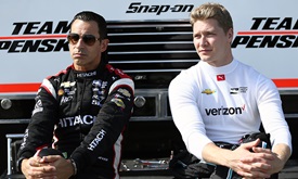 Thumbnail for Slip sliding away: Castroneves, Newgarden prep for ice racing in Norway