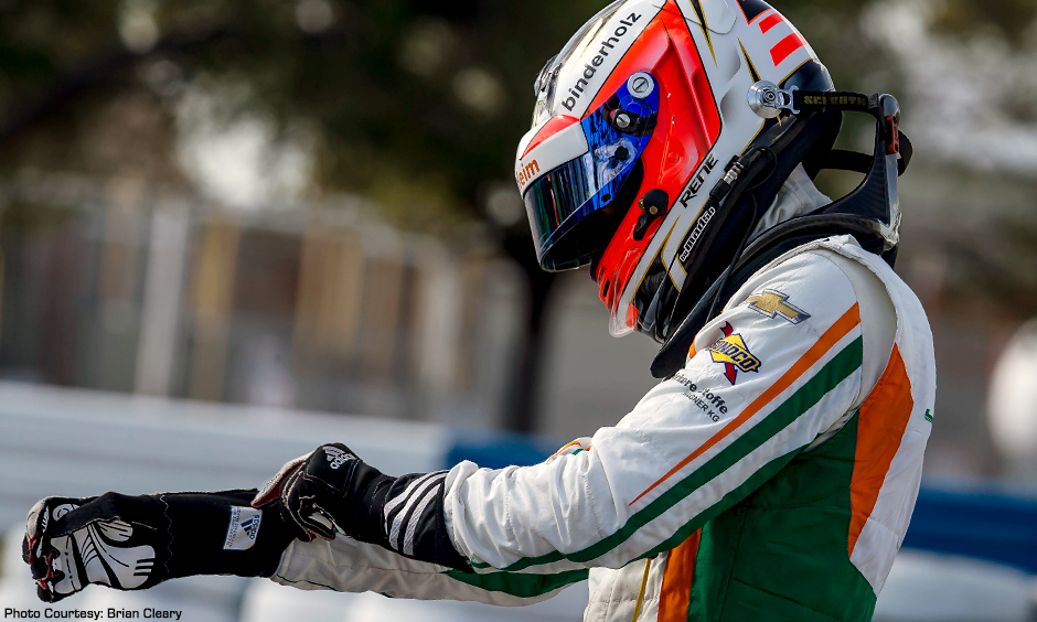 No spring break as Binder learns car and track in busy Florida week