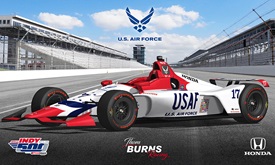 Thumbnail for Daly ready to soar in Indy 500 with U.S. Air Force sponsorship