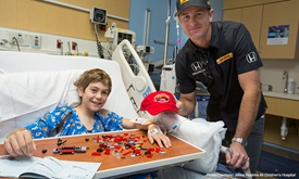 Thumbnail for St. Pete notes: Hunter-Reay visits All Children’s Hospital