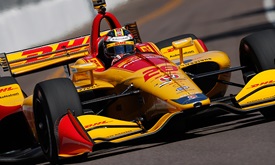 Thumbnail for Hunter-Reay leads educational practice day with new car at St. Pete
