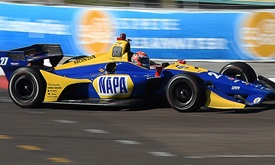 Thumbnail for Rossi leads St. Pete final practice as veterans stand tall