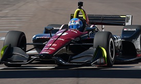 Thumbnail for Wickens slides into Verizon P1 Award for pole in INDYCAR debut