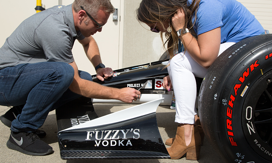 Ed Carpenter and Samantha Smith