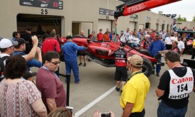 Thumbnail for Davison's crash provides proof of new car's improved impact protection