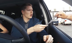 Thumbnail for Long arm of the law helps Pagenaud win 'autograph battle' with Newgarden 