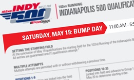 Thumbnail for Get ready for the grind of bumping at Indy 500 qualifying again
