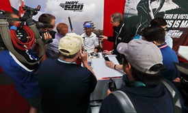 Thumbnail for Indy 500 media day gives drivers last chance to discuss their chances