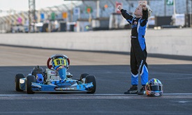 Thumbnail for Hot Wheels INDYCAR karting lures young Wheldon to Indy