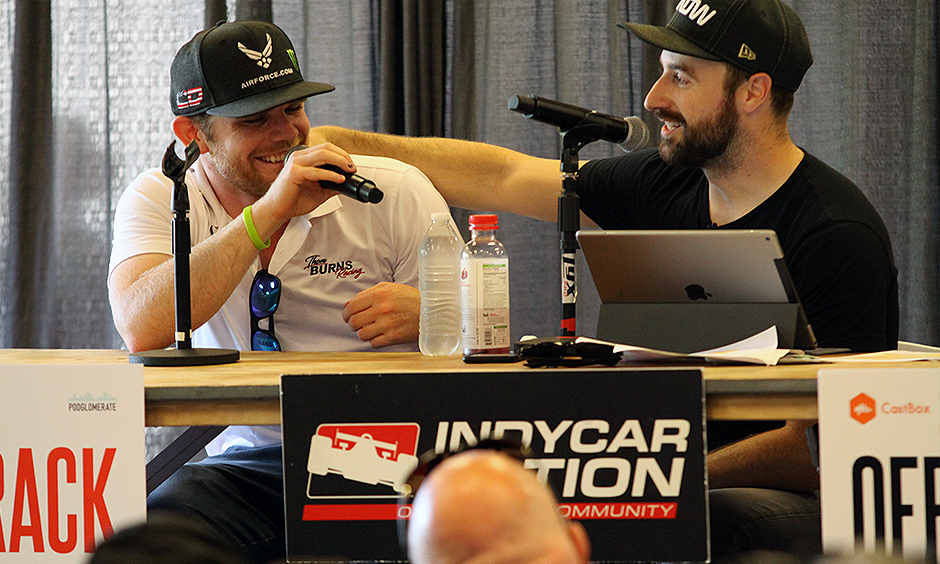 James Hinchcliffe and Conor Daly
