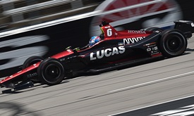 Thumbnail for Wickens, Kanaan tie for fast lap in opening Texas practice