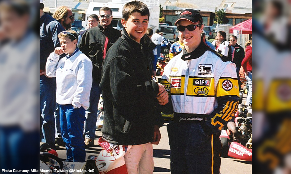 Marco Andretti, Graham Rahal, and James Hinchcliffe