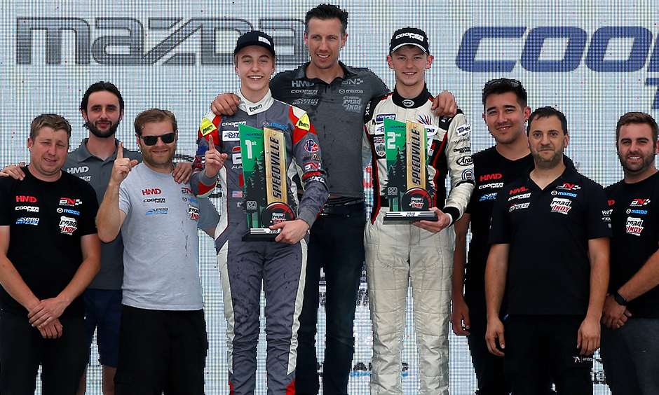 David Malukas, Toby Sowery, and BN Racing