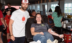 Thumbnail for Hinchcliffe takes next step in personal mission with Iowa blood drive