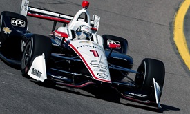 Thumbnail for Newgarden sets pace in Iowa Corn 300 pre-qualifying practice