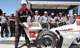 Thumbnail for Power nabs Verizon P1 Award at Iowa for 52nd career pole position