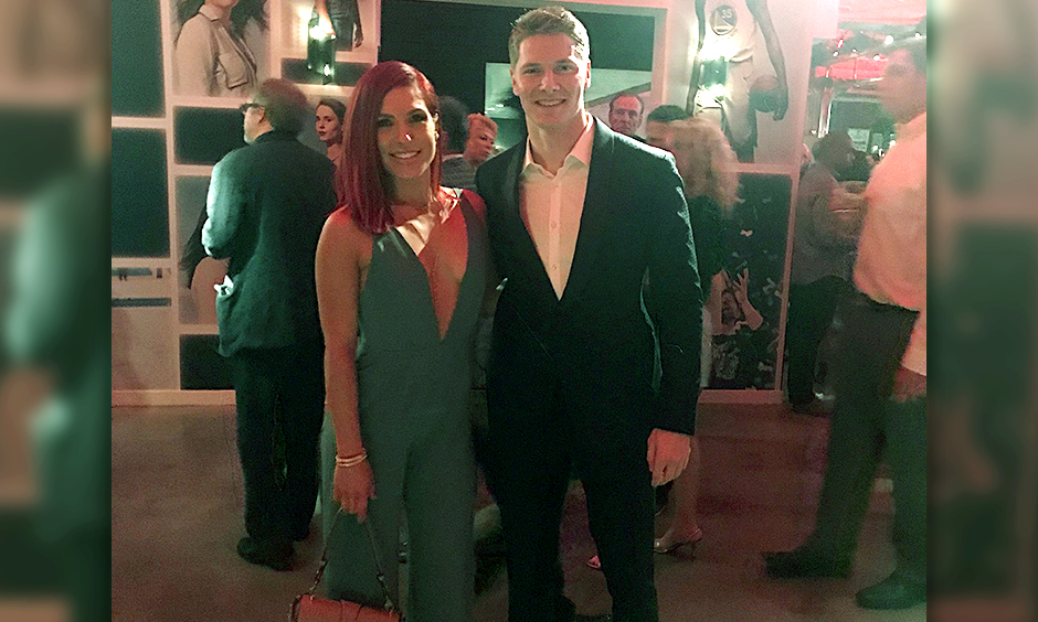 Josef Newgarden and Sharna Burgess