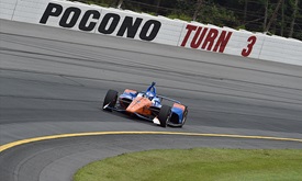 Thumbnail for Success at Pocono Raceway 'turns' on setup compromise