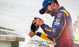 Thumbnail for Rossi keeps pressure on in championship with dominant victory at Pocono