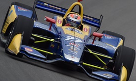 Thumbnail for Rossi leads practice but Dixon starting first with Gateway qualifying canceled