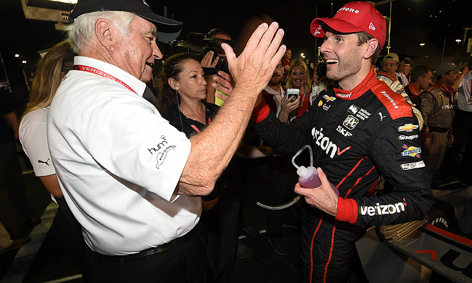 Roger Penske and Will Power