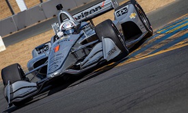 Thumbnail for After false start, Newgarden leads second Sonoma practice